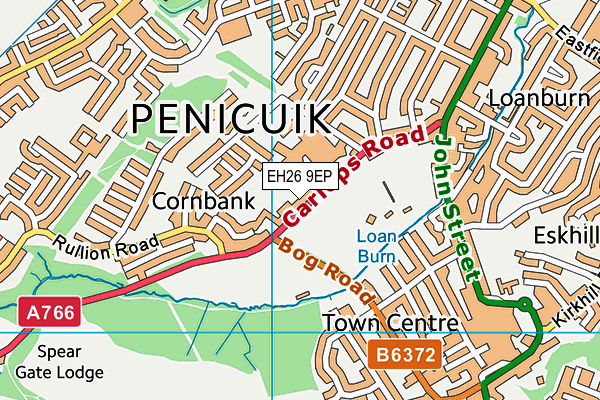 EH26 9EP map - OS VectorMap District (Ordnance Survey) EH26 9EP map - OS VectorMap District (Ordnance Survey)