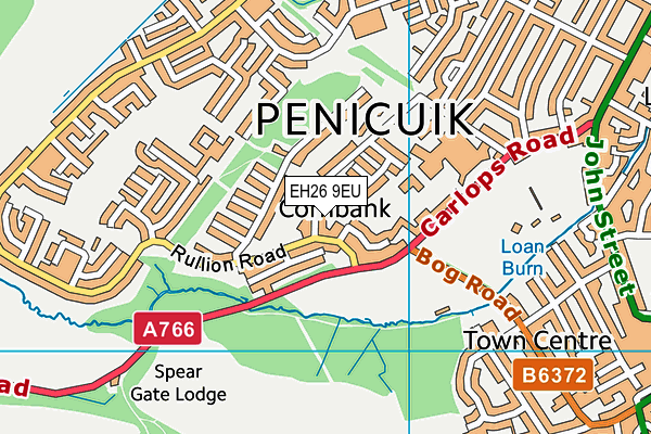 EH26 9EU map - OS VectorMap District (Ordnance Survey) EH26 9EU map - OS VectorMap District (Ordnance Survey)