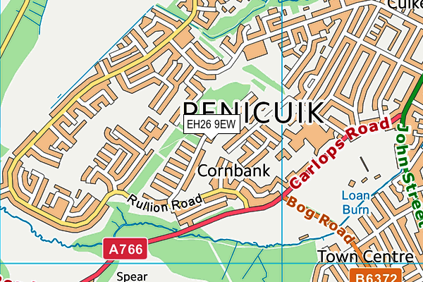 EH26 9EW map - OS VectorMap District (Ordnance Survey) EH26 9EW map - OS VectorMap District (Ordnance Survey)