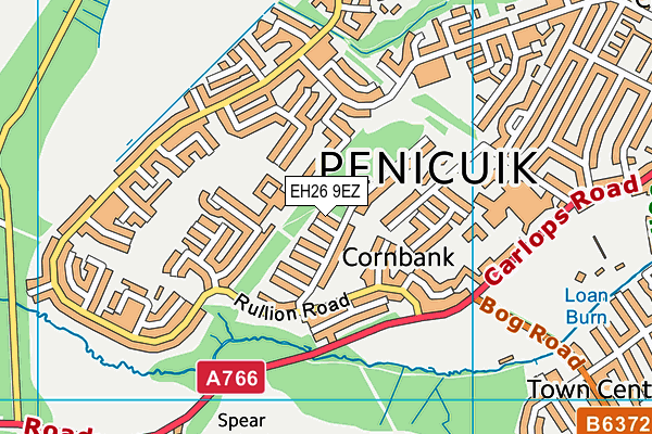 EH26 9EZ map - OS VectorMap District (Ordnance Survey) EH26 9EZ map - OS VectorMap District (Ordnance Survey)