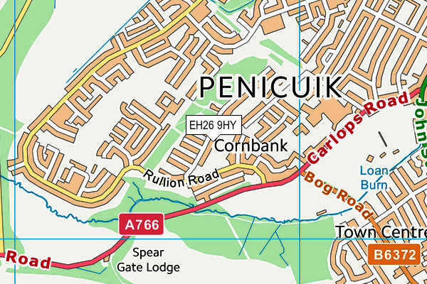 EH26 9HY map - OS VectorMap District (Ordnance Survey) EH26 9HY map - OS VectorMap District (Ordnance Survey)