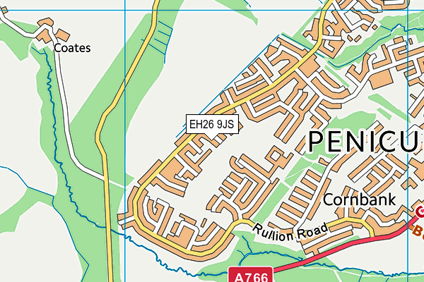 EH26 9JS map - OS VectorMap District (Ordnance Survey) EH26 9JS map - OS VectorMap District (Ordnance Survey)