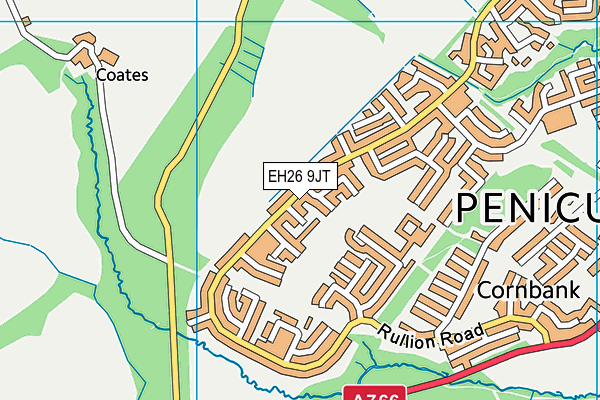 EH26 9JT map - OS VectorMap District (Ordnance Survey) EH26 9JT map - OS VectorMap District (Ordnance Survey)