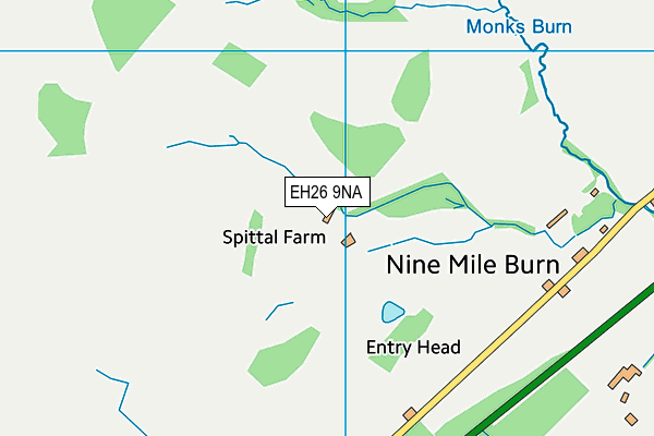 EH26 9NA map - OS VectorMap District (Ordnance Survey) EH26 9NA map - OS VectorMap District (Ordnance Survey)