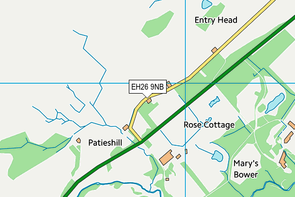 EH26 9NB map - OS VectorMap District (Ordnance Survey) EH26 9NB map - OS VectorMap District (Ordnance Survey)