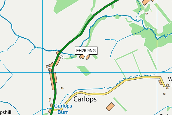 EH26 9NG map - OS VectorMap District (Ordnance Survey) EH26 9NG map - OS VectorMap District (Ordnance Survey)