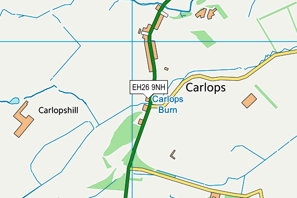 EH26 9NH map - OS VectorMap District (Ordnance Survey) EH26 9NH map - OS VectorMap District (Ordnance Survey)