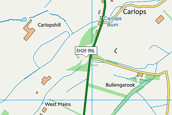 EH26 9NL map - OS VectorMap District (Ordnance Survey) EH26 9NL map - OS VectorMap District (Ordnance Survey)