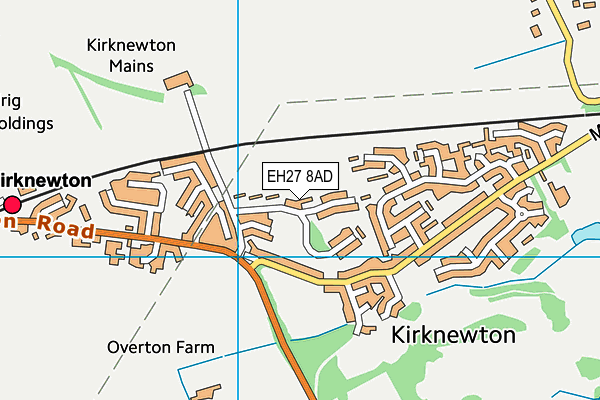 EH27 8AD map - OS VectorMap District (Ordnance Survey) EH27 8AD map - OS VectorMap District (Ordnance Survey)