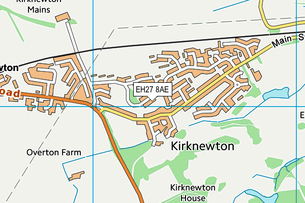 EH27 8AE map - OS VectorMap District (Ordnance Survey) EH27 8AE map - OS VectorMap District (Ordnance Survey)