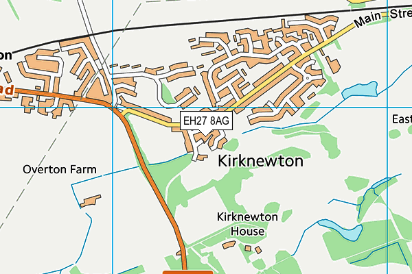 EH27 8AG map - OS VectorMap District (Ordnance Survey) EH27 8AG map - OS VectorMap District (Ordnance Survey)