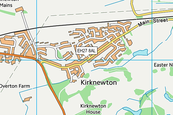 EH27 8AL map - OS VectorMap District (Ordnance Survey) EH27 8AL map - OS VectorMap District (Ordnance Survey)
