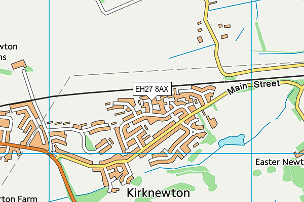 EH27 8AX map - OS VectorMap District (Ordnance Survey) EH27 8AX map - OS VectorMap District (Ordnance Survey)