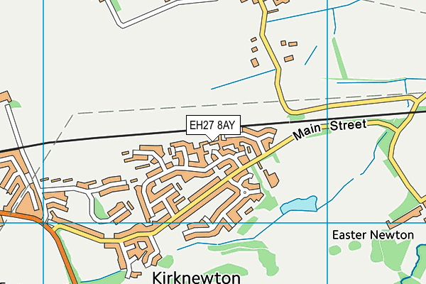 EH27 8AY map - OS VectorMap District (Ordnance Survey) EH27 8AY map - OS VectorMap District (Ordnance Survey)