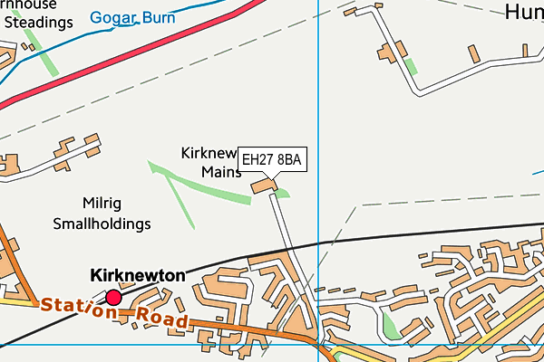 EH27 8BA map - OS VectorMap District (Ordnance Survey) EH27 8BA map - OS VectorMap District (Ordnance Survey)