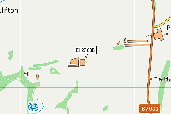 EH27 8BB map - OS VectorMap District (Ordnance Survey) EH27 8BB map - OS VectorMap District (Ordnance Survey)