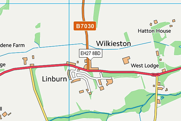 EH27 8BD map - OS VectorMap District (Ordnance Survey) EH27 8BD map - OS VectorMap District (Ordnance Survey)