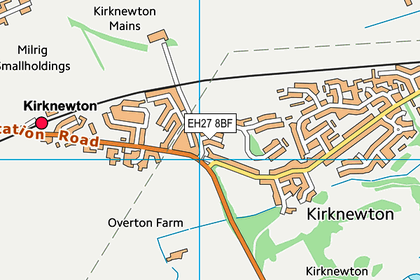 EH27 8BF map - OS VectorMap District (Ordnance Survey) EH27 8BF map - OS VectorMap District (Ordnance Survey)