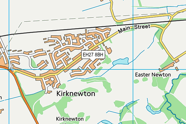EH27 8BH map - OS VectorMap District (Ordnance Survey) EH27 8BH map - OS VectorMap District (Ordnance Survey)