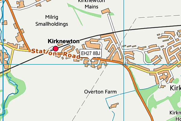 EH27 8BJ map - OS VectorMap District (Ordnance Survey) EH27 8BJ map - OS VectorMap District (Ordnance Survey)