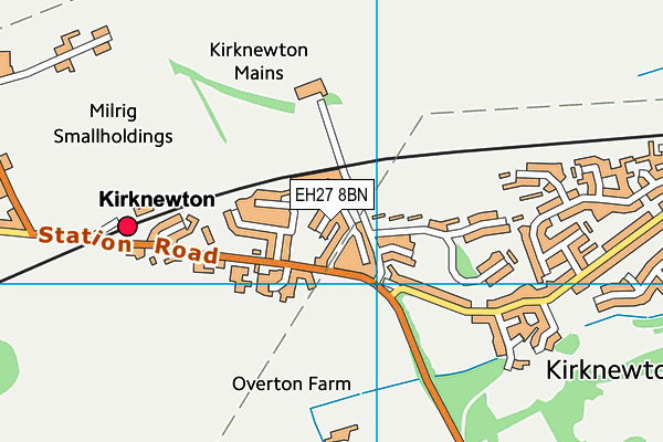EH27 8BN map - OS VectorMap District (Ordnance Survey) EH27 8BN map - OS VectorMap District (Ordnance Survey)