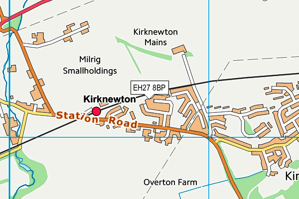 EH27 8BP map - OS VectorMap District (Ordnance Survey) EH27 8BP map - OS VectorMap District (Ordnance Survey)