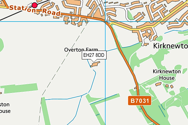 EH27 8DD map - OS VectorMap District (Ordnance Survey) EH27 8DD map - OS VectorMap District (Ordnance Survey)
