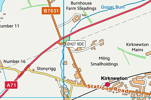 EH27 8DE map - OS VectorMap District (Ordnance Survey) EH27 8DE map - OS VectorMap District (Ordnance Survey)