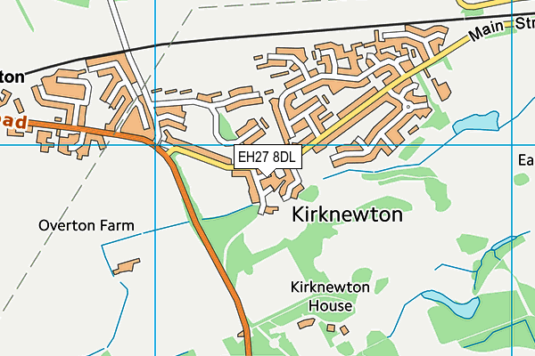 EH27 8DL map - OS VectorMap District (Ordnance Survey) EH27 8DL map - OS VectorMap District (Ordnance Survey)
