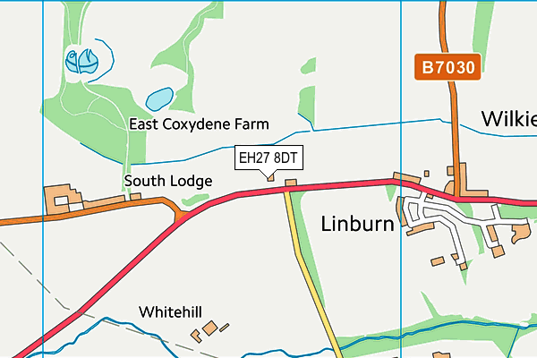 EH27 8DT map - OS VectorMap District (Ordnance Survey) EH27 8DT map - OS VectorMap District (Ordnance Survey)
