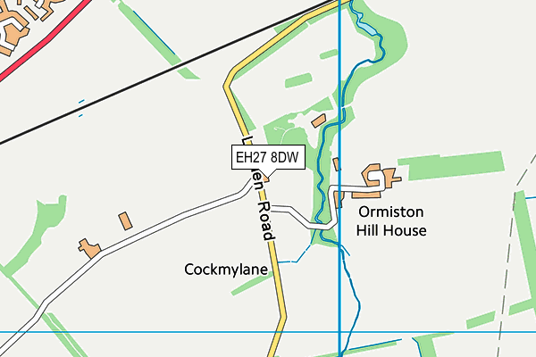 EH27 8DW map - OS VectorMap District (Ordnance Survey) EH27 8DW map - OS VectorMap District (Ordnance Survey)