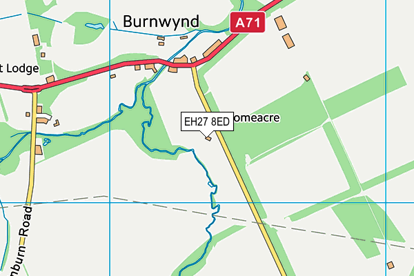 EH27 8ED map - OS VectorMap District (Ordnance Survey) EH27 8ED map - OS VectorMap District (Ordnance Survey)