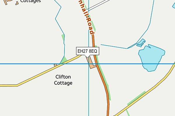 EH27 8EQ map - OS VectorMap District (Ordnance Survey) EH27 8EQ map - OS VectorMap District (Ordnance Survey)