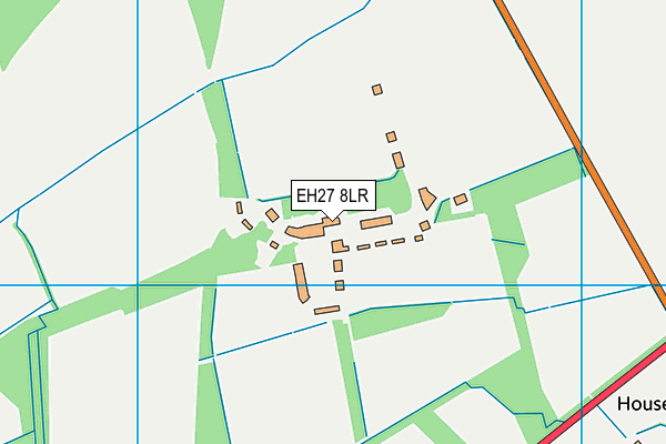 EH27 8LR map - OS VectorMap District (Ordnance Survey) EH27 8LR map - OS VectorMap District (Ordnance Survey)