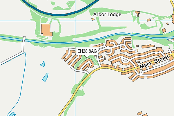 EH28 8AG map - OS VectorMap District (Ordnance Survey) EH28 8AG map - OS VectorMap District (Ordnance Survey)
