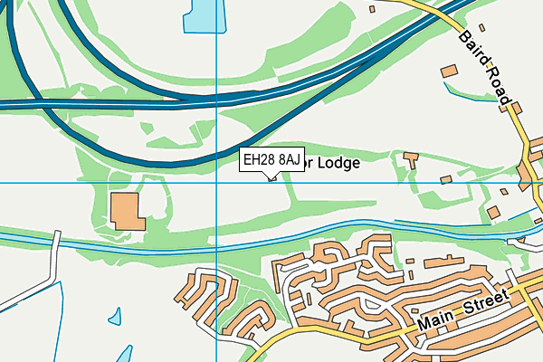 EH28 8AJ map - OS VectorMap District (Ordnance Survey) EH28 8AJ map - OS VectorMap District (Ordnance Survey)