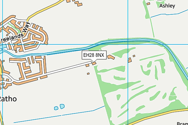 EH28 8NX map - OS VectorMap District (Ordnance Survey) EH28 8NX map - OS VectorMap District (Ordnance Survey)