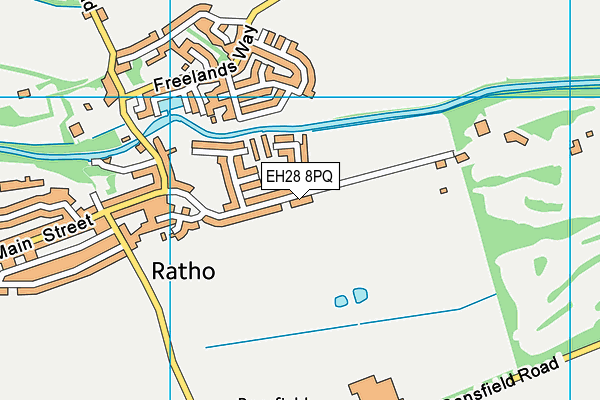 EH28 8PQ map - OS VectorMap District (Ordnance Survey) EH28 8PQ map - OS VectorMap District (Ordnance Survey)
