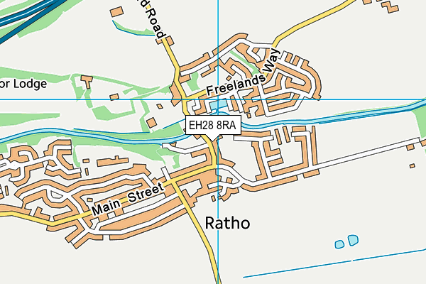 EH28 8RA map - OS VectorMap District (Ordnance Survey) EH28 8RA map - OS VectorMap District (Ordnance Survey)