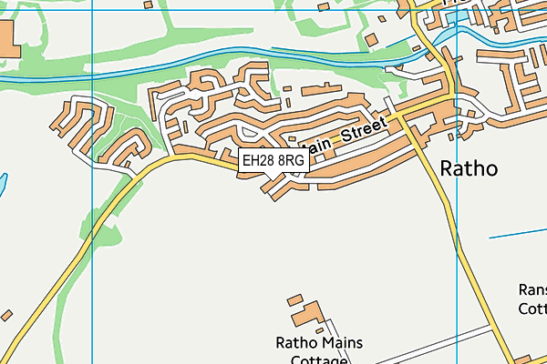EH28 8RG map - OS VectorMap District (Ordnance Survey) EH28 8RG map - OS VectorMap District (Ordnance Survey)