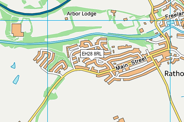 EH28 8RL map - OS VectorMap District (Ordnance Survey) EH28 8RL map - OS VectorMap District (Ordnance Survey)