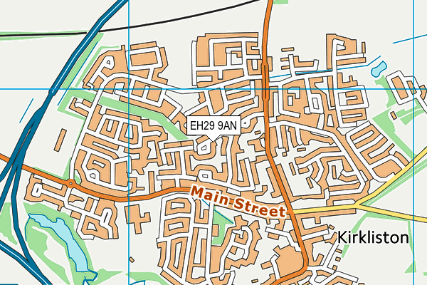 EH29 9AN map - OS VectorMap District (Ordnance Survey)