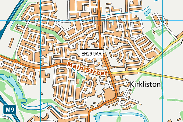 EH29 9AR map - OS VectorMap District (Ordnance Survey) EH29 9AR map - OS VectorMap District (Ordnance Survey)