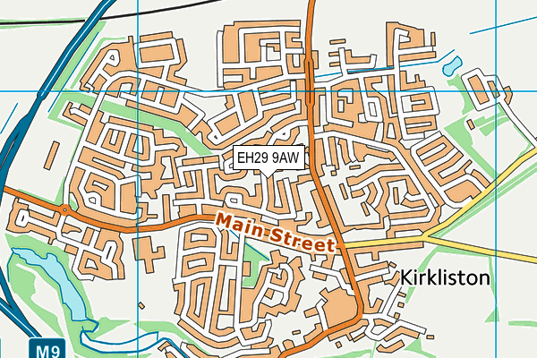 EH29 9AW map - OS VectorMap District (Ordnance Survey) EH29 9AW map - OS VectorMap District (Ordnance Survey)