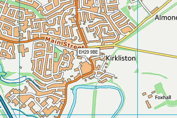 EH29 9BE map - OS VectorMap District (Ordnance Survey) EH29 9BE map - OS VectorMap District (Ordnance Survey)