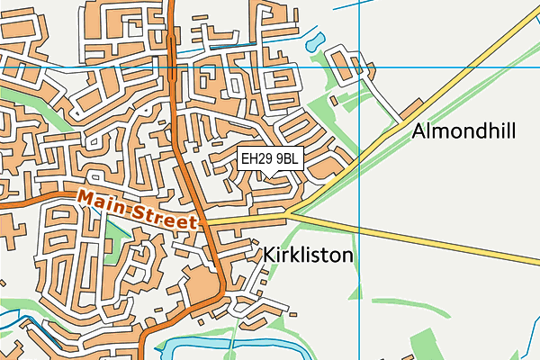 EH29 9BL map - OS VectorMap District (Ordnance Survey) EH29 9BL map - OS VectorMap District (Ordnance Survey)