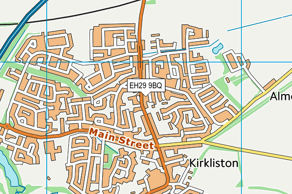 EH29 9BQ map - OS VectorMap District (Ordnance Survey) EH29 9BQ map - OS VectorMap District (Ordnance Survey)