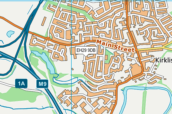 EH29 9DB map - OS VectorMap District (Ordnance Survey) EH29 9DB map - OS VectorMap District (Ordnance Survey)