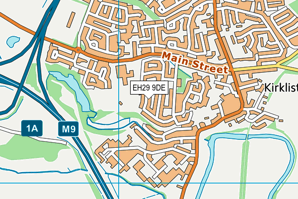 EH29 9DE map - OS VectorMap District (Ordnance Survey) EH29 9DE map - OS VectorMap District (Ordnance Survey)
