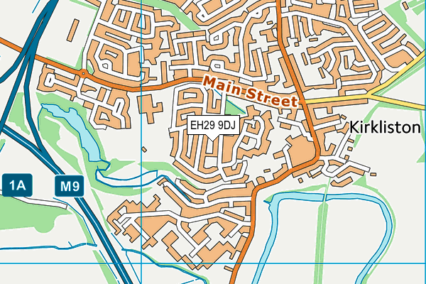 EH29 9DJ map - OS VectorMap District (Ordnance Survey) EH29 9DJ map - OS VectorMap District (Ordnance Survey)